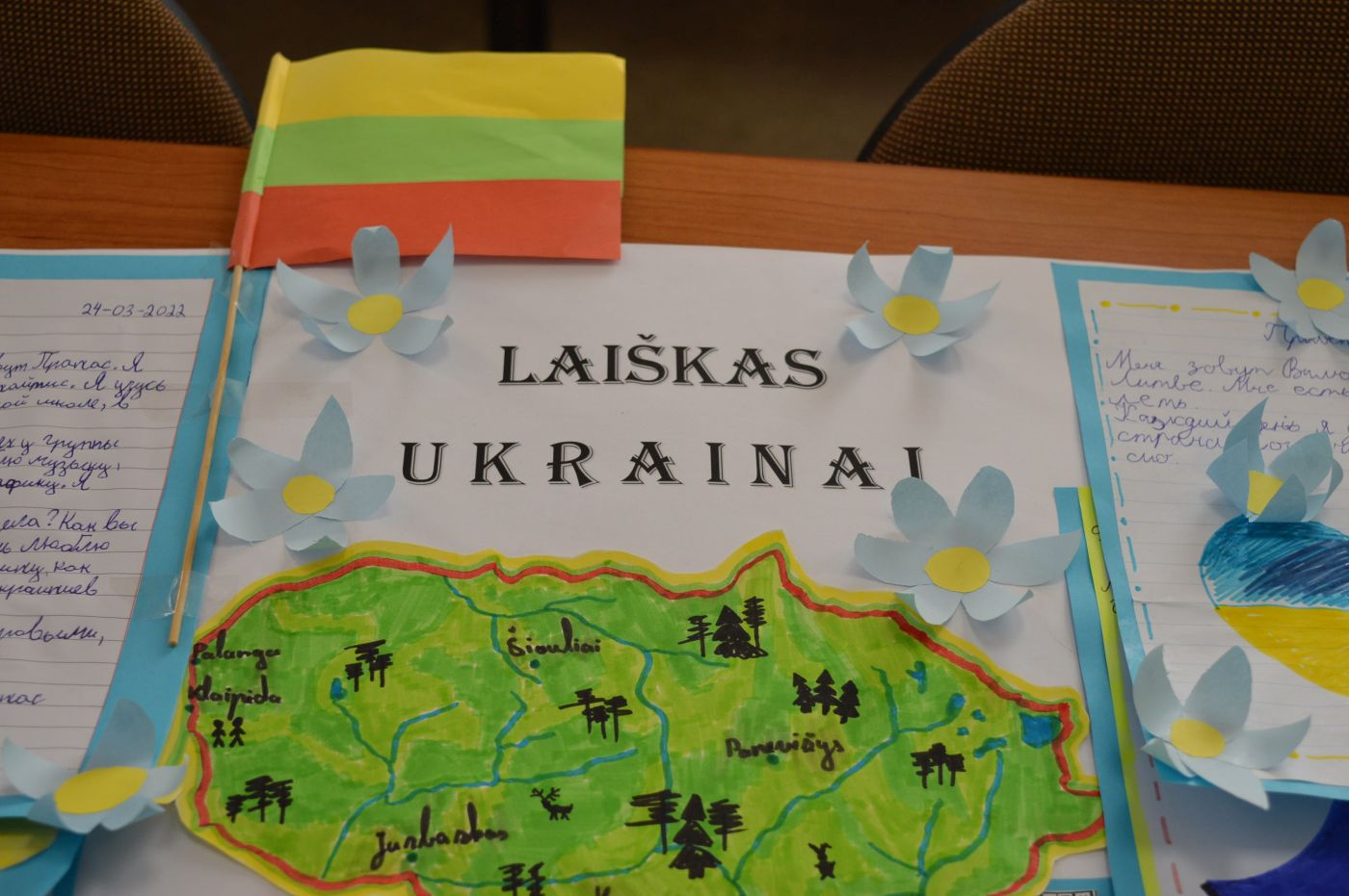 Laiškai Ukrainos vaikams: „žodžiu galima užmušti, žodžiu galima prikelti…“