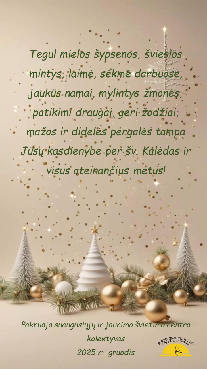 Sveikinimas!